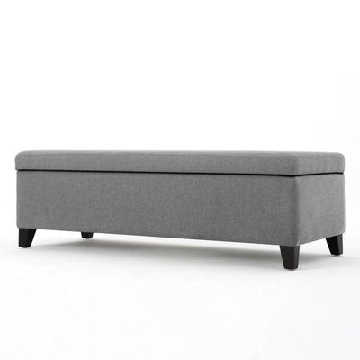 Recamier Bau Julia 1,60m Suede Cinza - Inova Decor