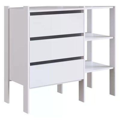 Kit 03 Modulos Para Closet 03 Gavetas Db001 Branco Pp Milani Store Branco