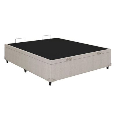 Cama Box Baú Solteiro Universal Courano Clean (88x188x35) - Costa Rica