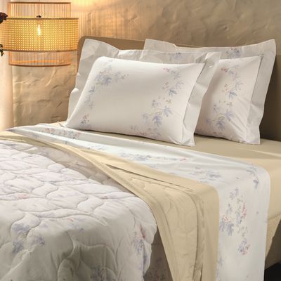 Jogo Cama Casal Altenburg 200 Fios Lux Campestre