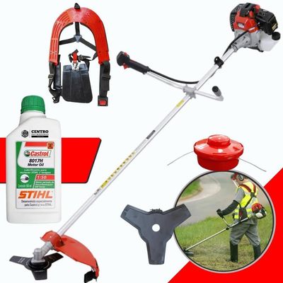 Roçadeira Com óleo Stihl 2t 43cc 1,7hp Toyama Rt43-l Rt43l