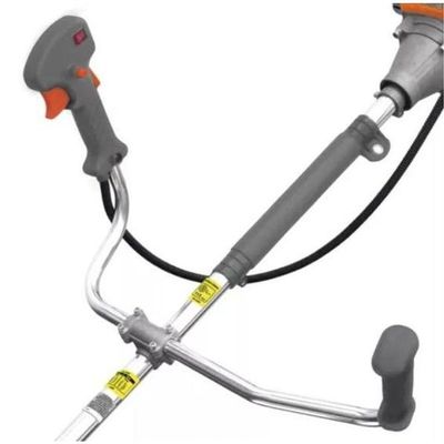 Roçadeira Tekna Plus Lateral A Gasolina 52cc 2hp Com Carretel E Lamina 3 Pontas Para Corte De Gram