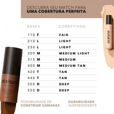 Corretivo Líquido Médio Concealer Medium Light Océane Edition 15g