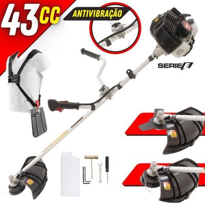Roçadeira Profissional Gasolina Kawashima Kw43-le 43cc 1,7hp