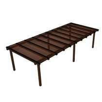 Kit Policarbonato Bronze 6mm 7,00m X 2,00m - Perfis Naturais