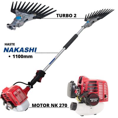 Derriçadeira Nakashi Haste De 1100mm + 01 óleo Castrol Stihl