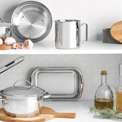 Fervedor Tramontina Allegra Em Aço Inox 12 Cm 1,4 Litros