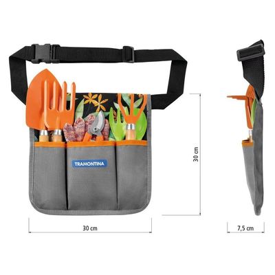 Conjunto Para Jardinagem Tramontina Com Cinto 8 Peças Tramontina