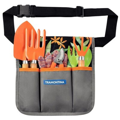 Conjunto Para Jardinagem Tramontina Com Cinto 8 Peças Tramontina