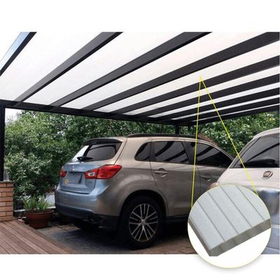 Kit Policarbonato Branco Refletivo 6mm 2,00m X 6,00m - Perfis Naturais