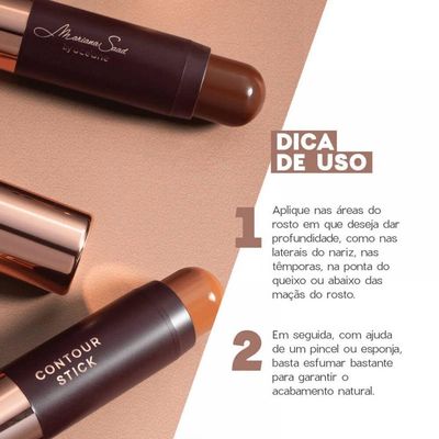 Mariana Saad By Océane Contour Stick Coffe Marrom Escuro - Contorno Em Bastão 6g