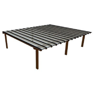 Kit Policarbonato Cristal 4mm 7,00m X 6,00m - Perfis Naturais