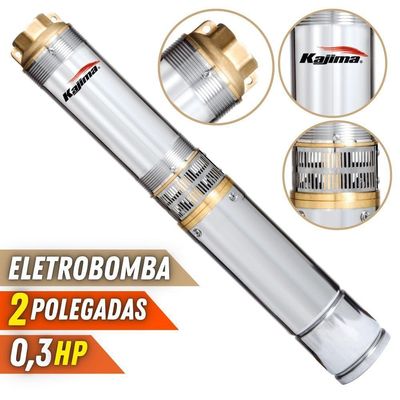 Bomba Caneta Elétrica Submersa Kajima 2" 18 Estágios 220v 220v