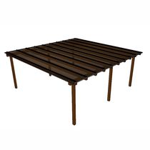 Kit Policarbonato Bronze 6mm 6,00m X 6,00m - Perfis Naturais