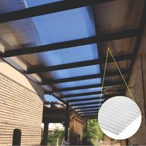 Kit Policarbonato Cristal 4mm 2,00m X 3,00m - Perfis Bronze