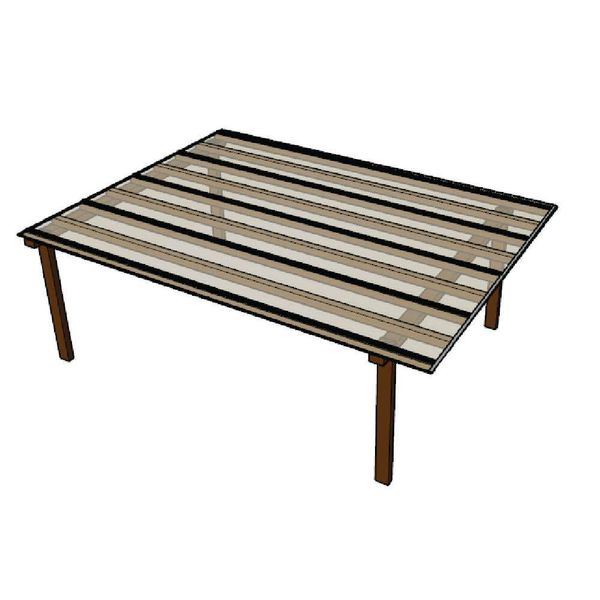 Kit Policarbonato Cristal 4mm 4,00m X 6,00m - Perfis Naturais