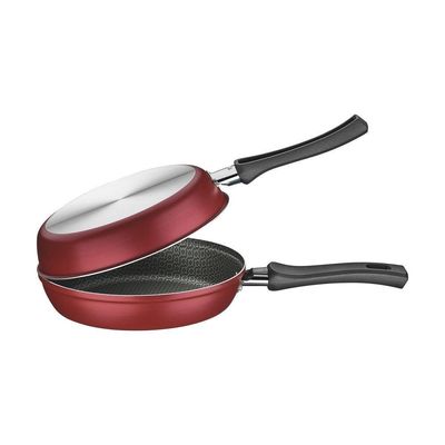 Omeleteira Funda Loreto Tramontina Em Alumínio Antiaderente ø20cm Vermelho Tramontina