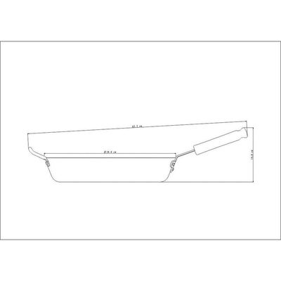Frigideira Tramontina Profissional Funda 38cm 7,1l Alumínio Antiaderente Starflon Tramontina