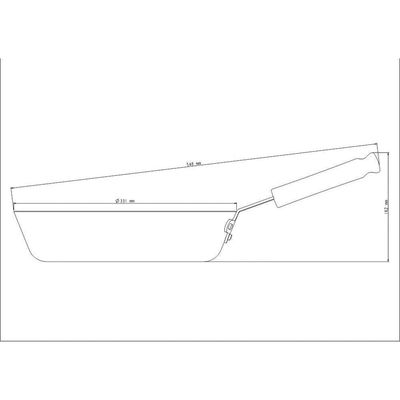 Frigideira Tramontina Profissional Funda 32cm 4,9l Alumínio Antiaderente Starflon Tramontina