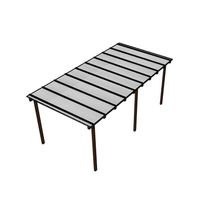 Kit Policarbonato Branco 6mm 6,00m X 3,00m - Perfis Naturais