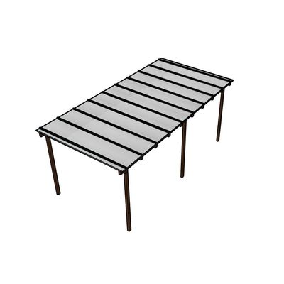 Kit Policarbonato Branco 6mm 6,00m X 3,00m - Perfis Naturais