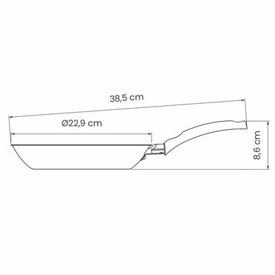 Frigideira Tramontina Turim Em Alumínio Antiaderente Starflon Max Vermelha 22cm 1l Tramontina