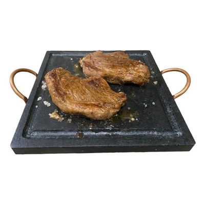 Grelha / Pedra Para Carnes Pedra Sabão 25 X 25 Cm