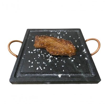 Grelha / Pedra Para Carnes Pedra Sabão 25 X 25 Cm