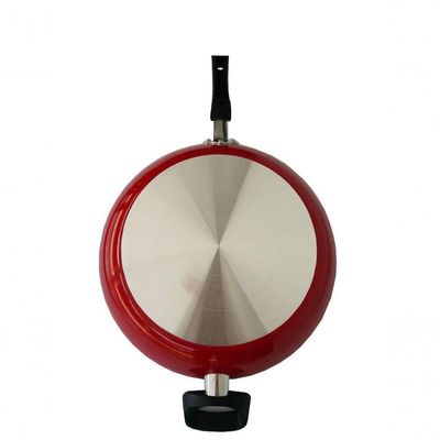 Panela Frigideira Wok Antiaderente Grande Com Tampa 30cm