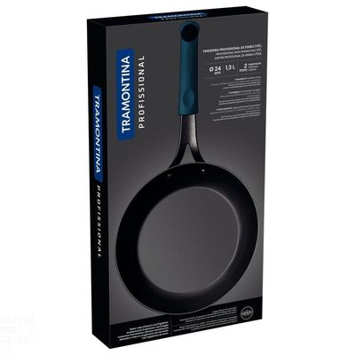 Frigideira Tramontina Profissional Em Ferro 24 Cm 1,3 L Tramontina
