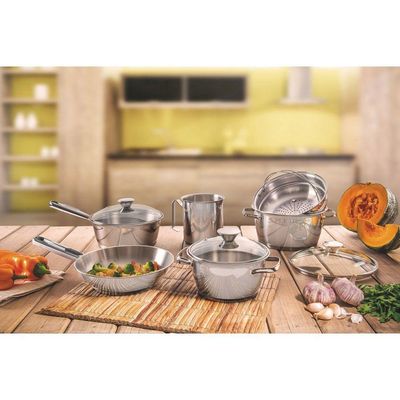 Frigideira Tramontina Allegra Em Aço Inox Com Fundo Triplo 20 Cm 1,30 L Tramontina