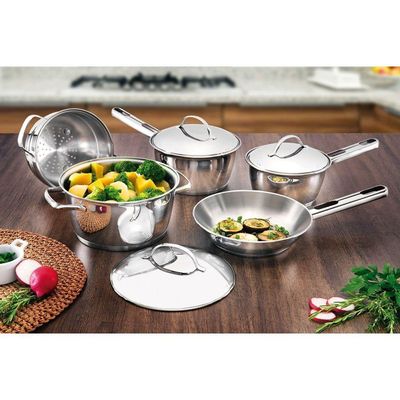 Frigideira Tramontina Allegra Em Aço Inox Com Fundo Triplo 20 Cm 1,30 L Tramontina
