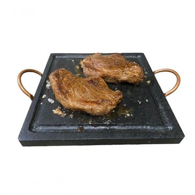 Grelha / Pedra Para Carnes Pedra Sabão 20 X 20 Cm