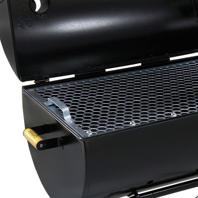 Churrasqueira Bafo Grill Extra Grande Com Suporte Preto