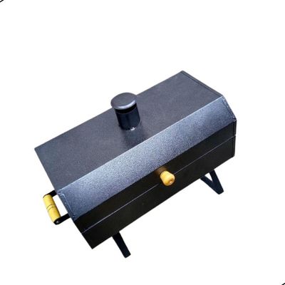 Churrasqueira Bafo De Bancada Média Vulkania Grill Preto