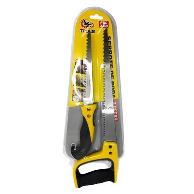 Kit Serra + Serrote Reto De Poda Jardinagem
