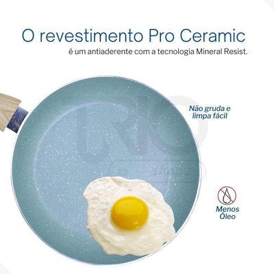 Jogo De Panelas Por Indução Botanika 6 Peças Antiaderente