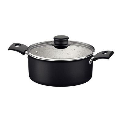 Jogo De Panelas Turim Aluminio Revestimento Antiaderente 5 Peças Preto - Tramontina 20298061