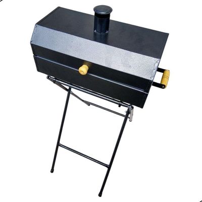 Churrasqueira Bafo Com Suporte Vulkania Grill Preto
