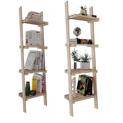 Combo 2 Conjunto De 4 Tabuas 132x50cm Resistente Kit 2 Estantes Minimalista
