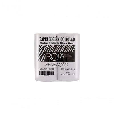 Papel Higiênico Rolão Sensação 200Mx10Cm
