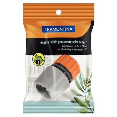 Engate Rápido Tramontina Em Plástico Para Mangueiras 1/2" Tramontina