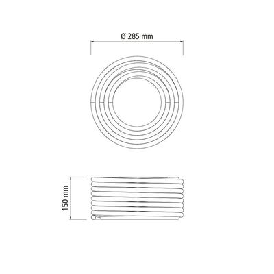 Mangueira Antitorção Multi Ats 1-2 Para Jardim Em Pvc 3 Camadas 20 M Com Engates Rápidos