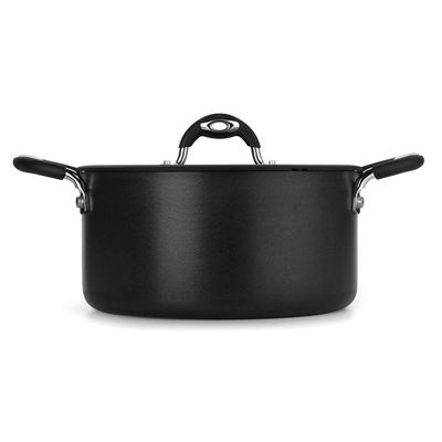 Caçarola Dom Preta 22cm 3,7L Alumínio Antiaderente