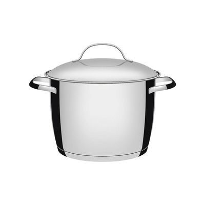 Caldeirão Tramontina Allegra Em Aço Inox Com Fundo Triplo 24 Cm 7,5 L Tramontina