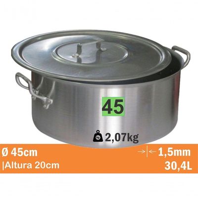 Cacarola Standard Nr 45 30,4L Real 9145