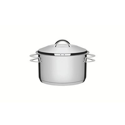 Caçarola Tramontina Solar Funda Em Aço Inox Fundo Triplo Com Tampa E Alças 16 Cm 1,8 L Tramontina