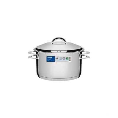 Caçarola Tramontina Solar Funda Em Aço Inox Fundo Triplo Com Tampa E Alças 16 Cm 1,8 L Tramontina