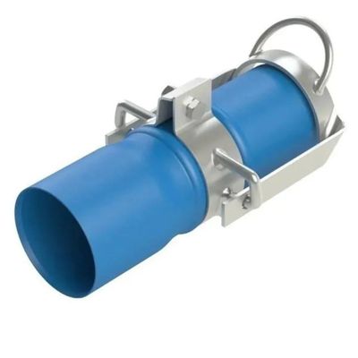 Ponta Macho Com Engate Metalico Ou Engate Sela Para Tubo De Pvc Asperbras Tamanho 100mm