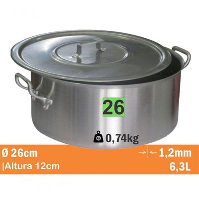 Cacarola Standard Nr 26 6,3L Real 9126